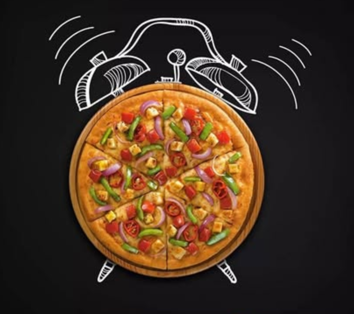 Pizza Alarm Clock